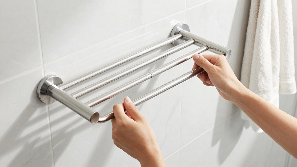best heated towel rack wall mounted