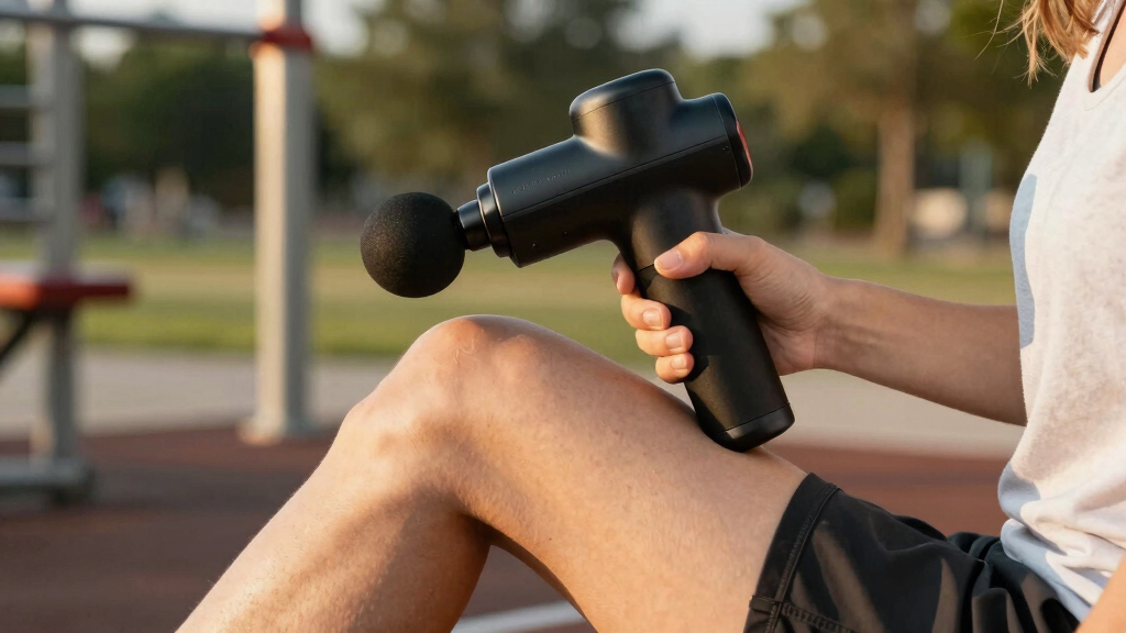 handheld deep tissue massage gun