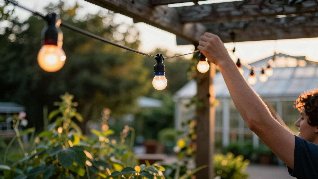 patriotic outdoor string lights