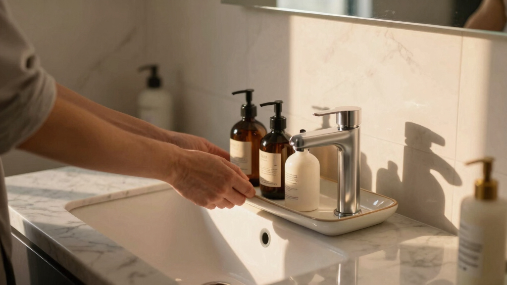 best bathroom sink trays