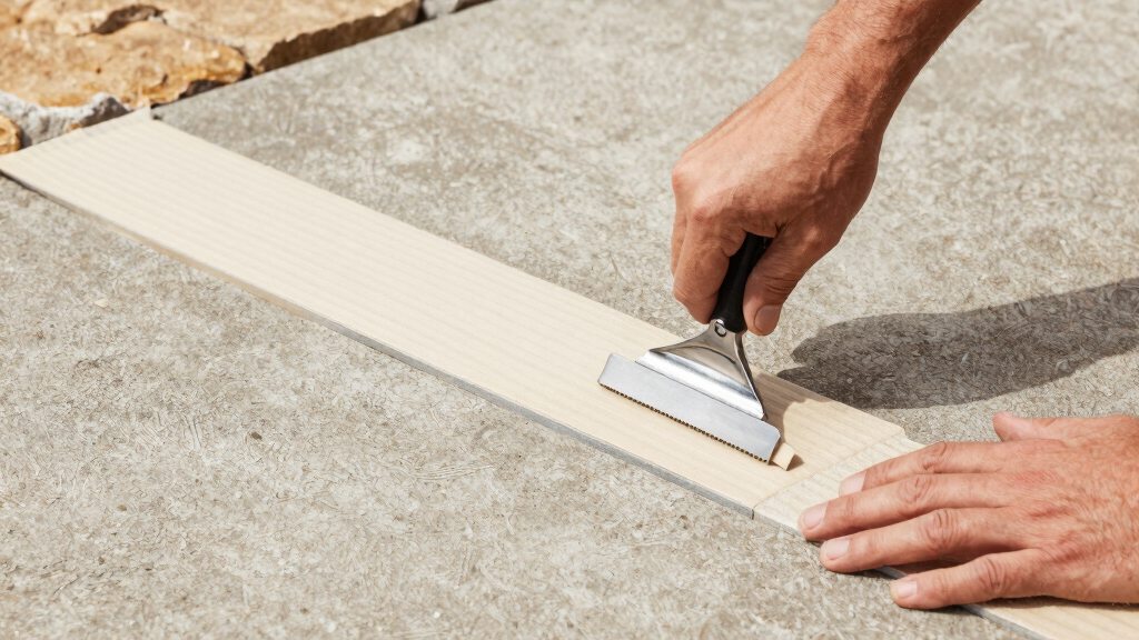 adhesive for outdoor tiles
