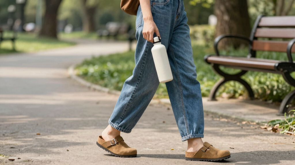 best baggy jeans and Birkenstocks