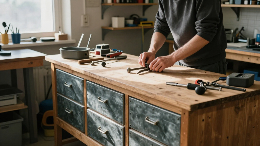 workbench with drawers heavy duty