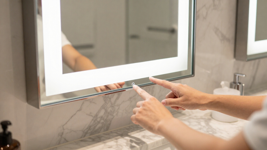 led vanity mirror for luxury loo
