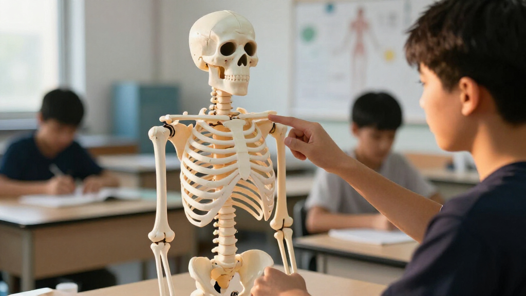 educational skeleton models for students