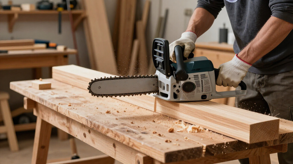 chainsaw for cutting oak
