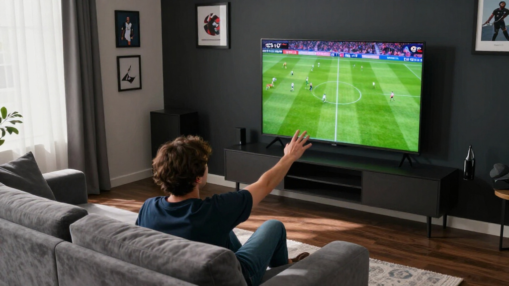 best 85 inch mini led tv for football room