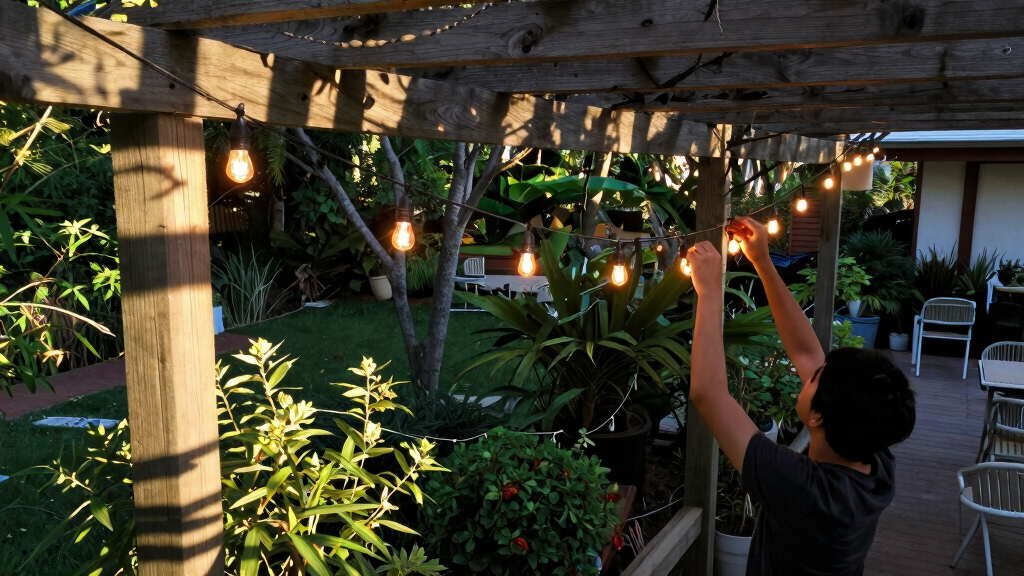 outdoor string lights