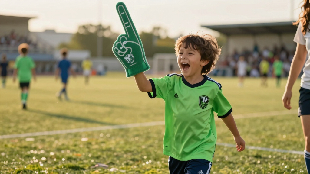 kids soccer fan apparel