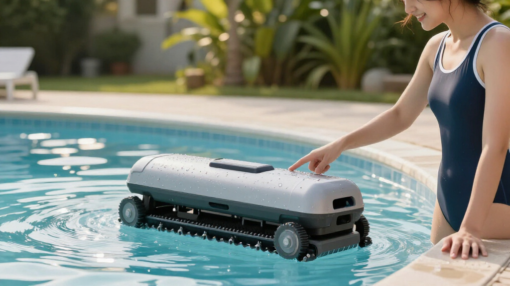 automatic pool cleaner wheels and tracks