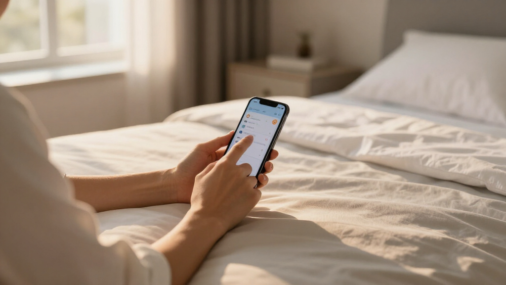 smart bed base with app control
