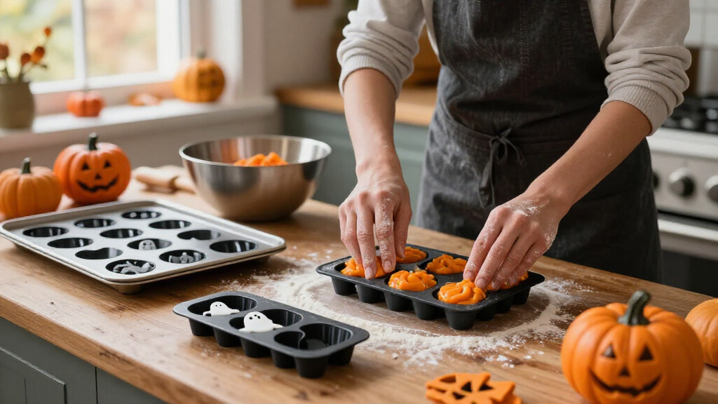 halloween silicone baking molds