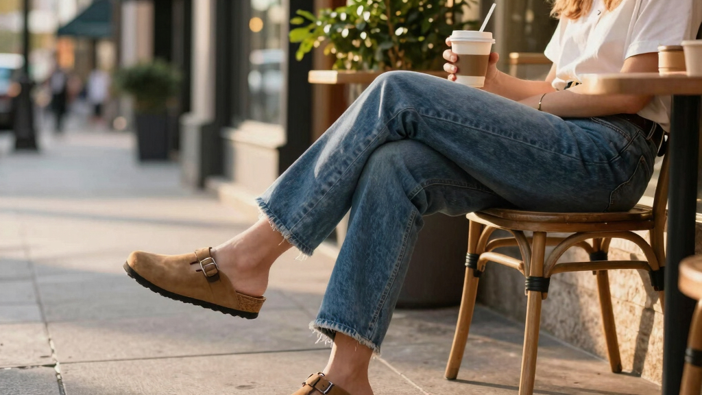 best baggy jeans and Birkenstocks