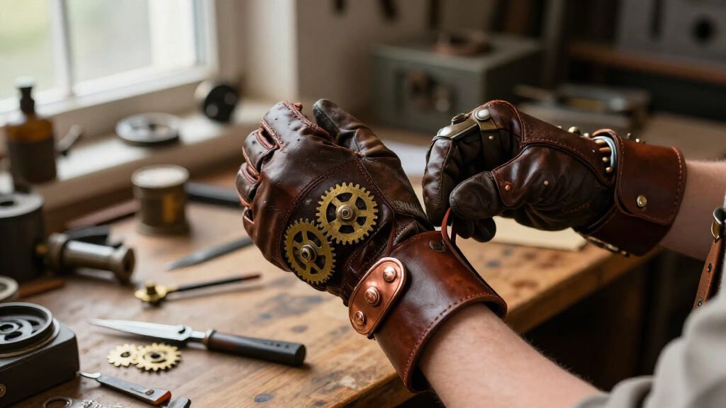10 steampunk cosplay gloves