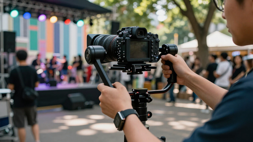 camera gimbals for music video shoots
