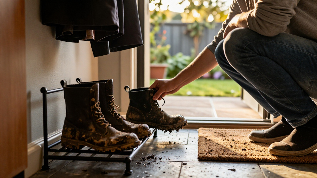 best shoe racks for muddy boots