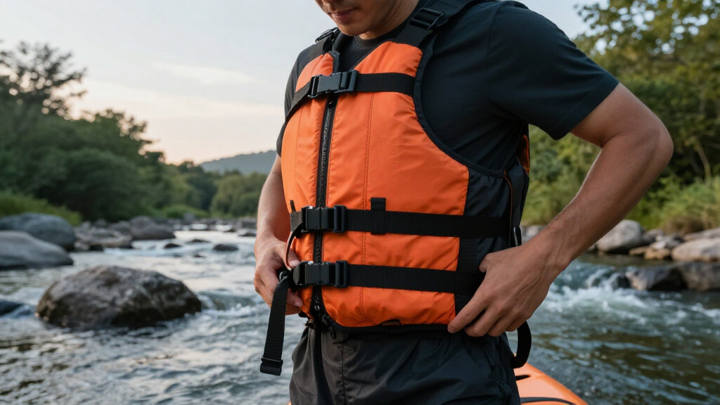 manual inflatable life jacket vest
