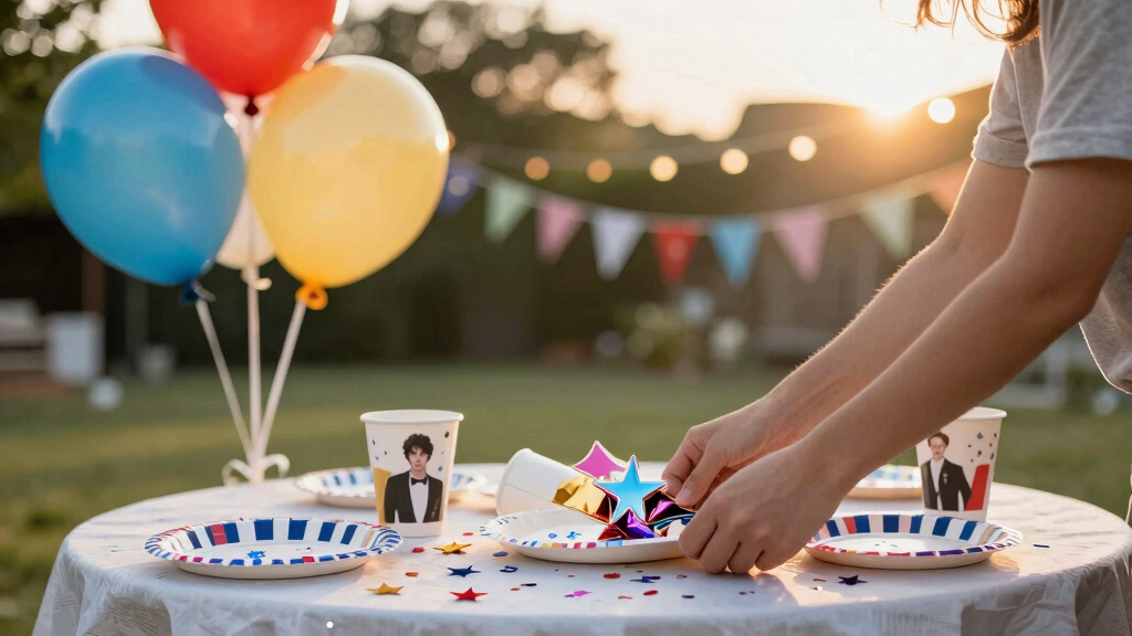 celebrity-themed party supplies