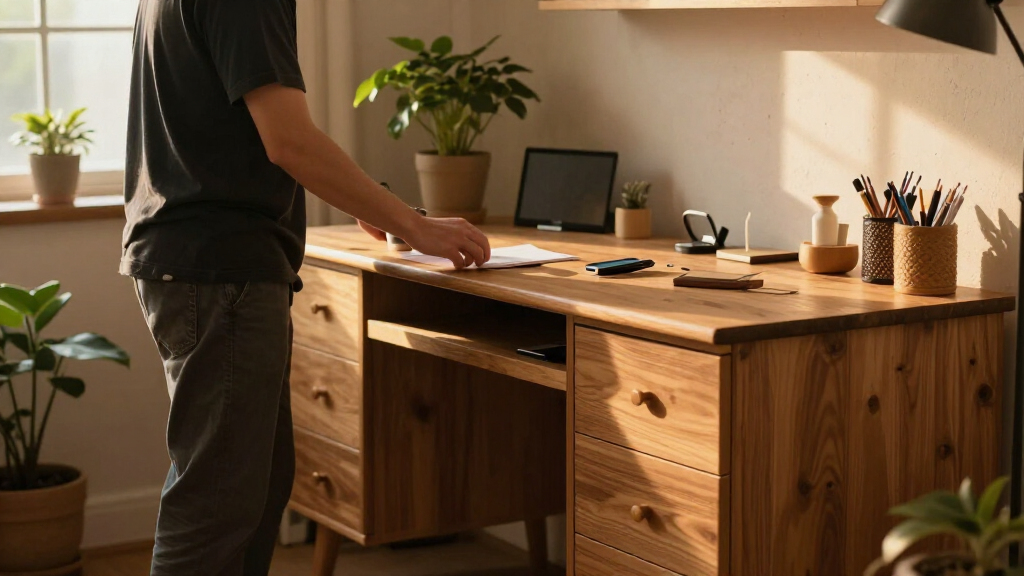 Best large standing desks with drawers