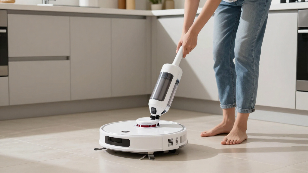 robot vacuum with mop function