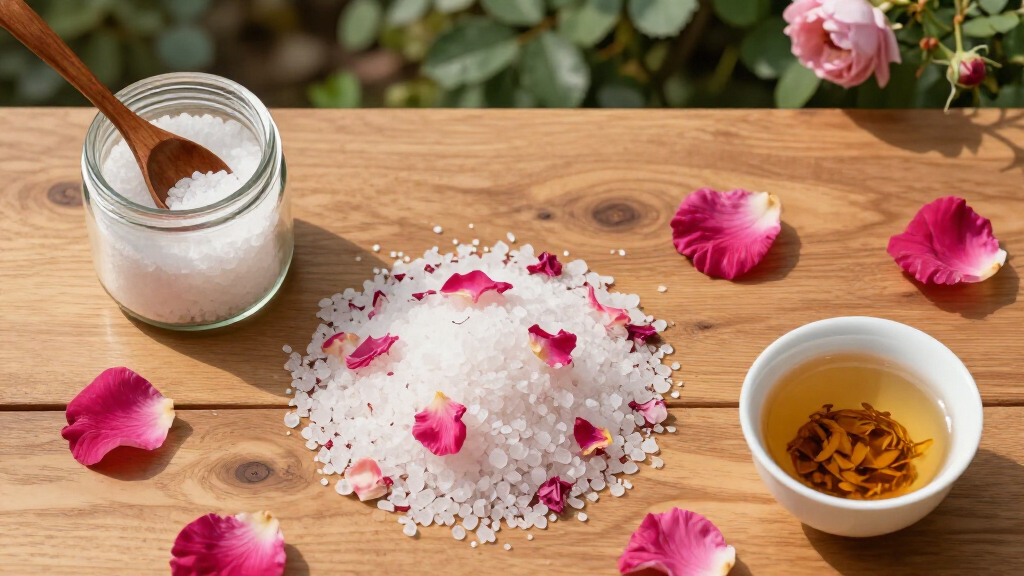 best rose petal food-grade salts
