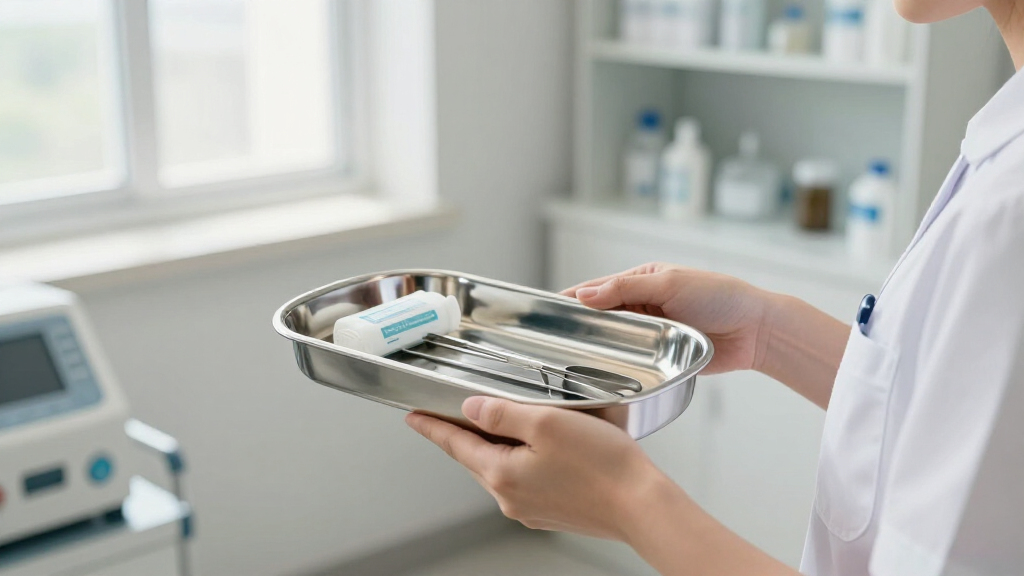 professional stainless instrument tray set