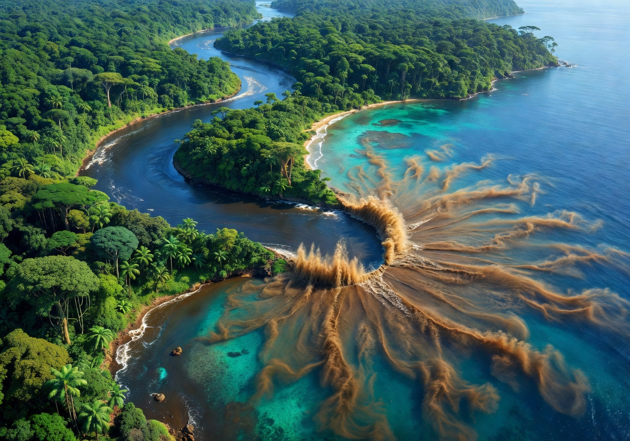 Quel est le volume d'eau transporté par l'Amazone ?
