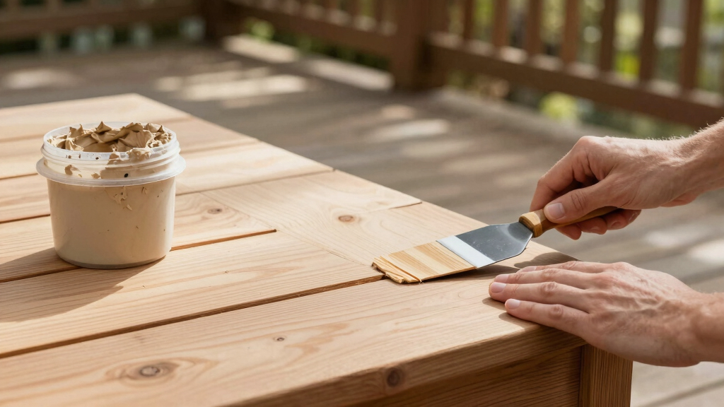 wood filler for outdoor use