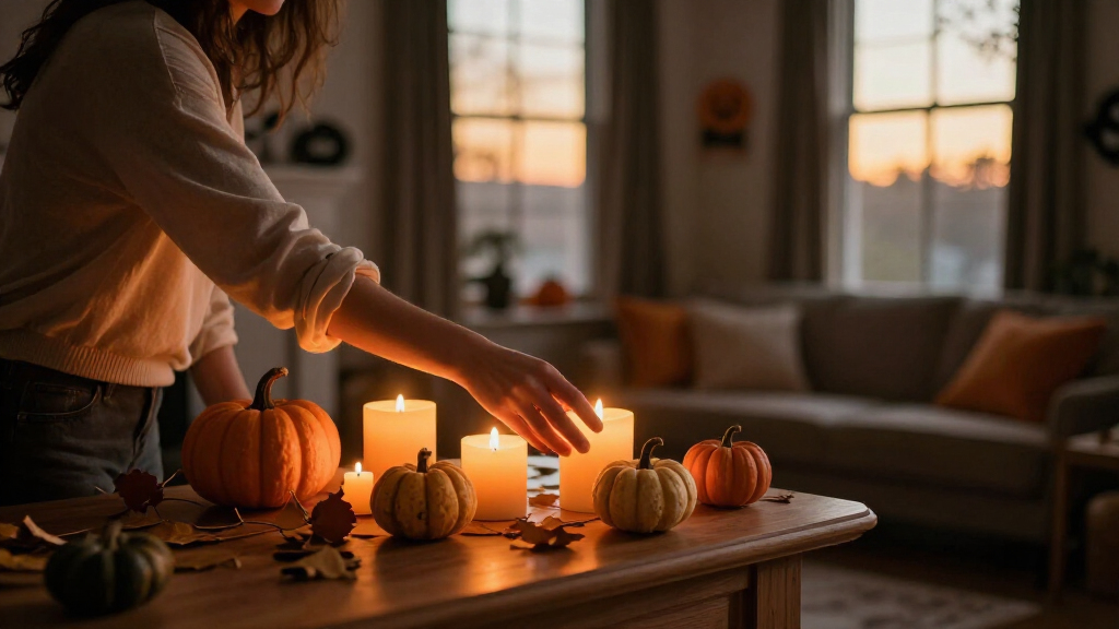Halloween flameless candles