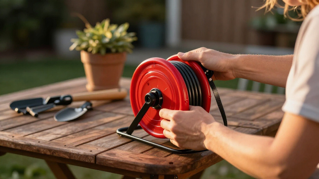 retractable extension cord reel 50 ft
