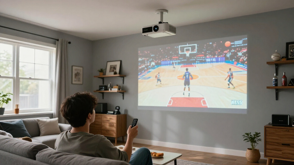 best projector for basketball games at home