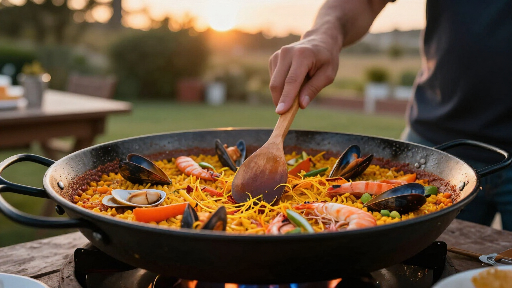 best paella pans for outdoor cooking
