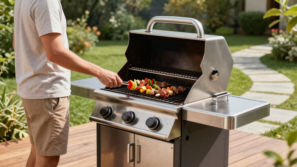 outdoor kitchen grill 2