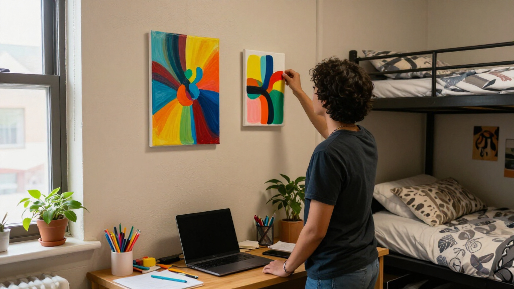 creative dorm room wall art