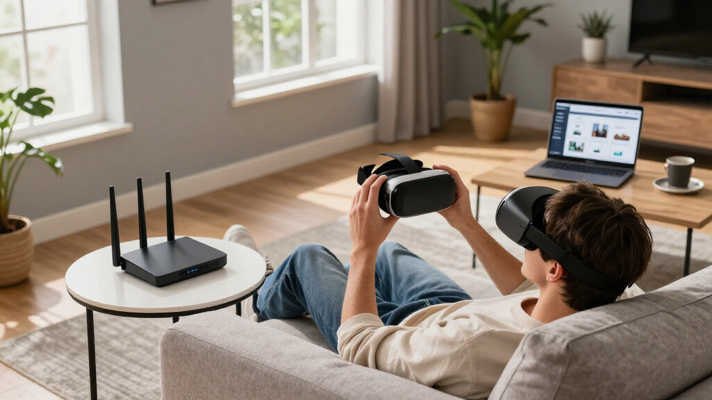 router for vr in apartments