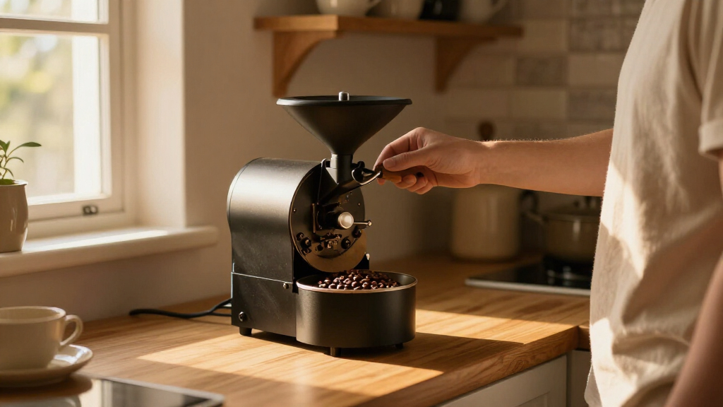 rated drum coffee roaster for home