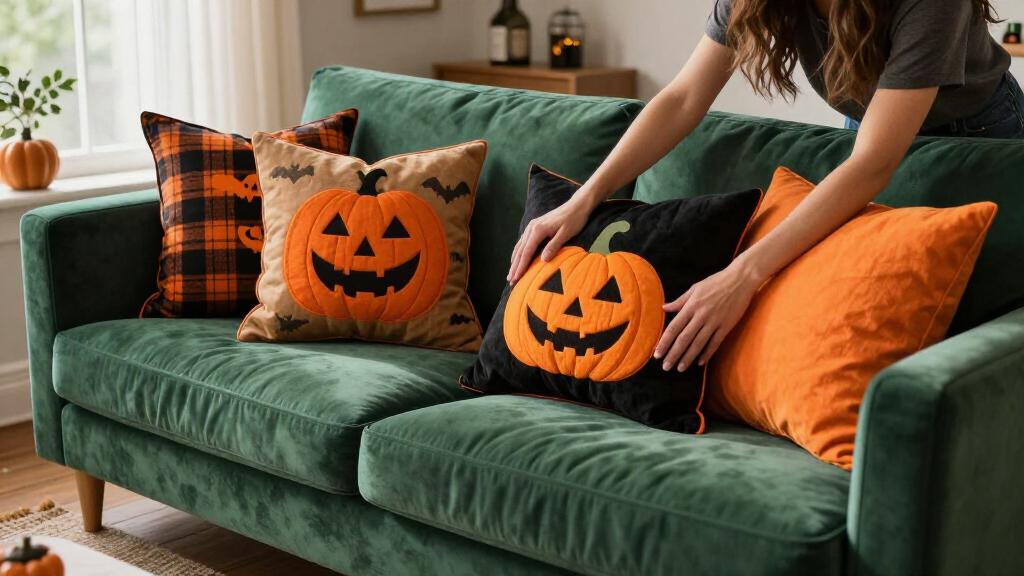 halloween throw pillow covers