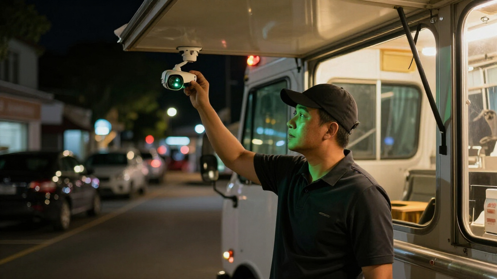 best security cameras with night vision for food truck
