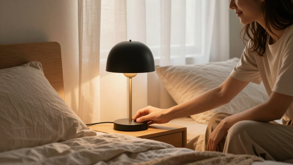 premium table lamp set for bedroom
