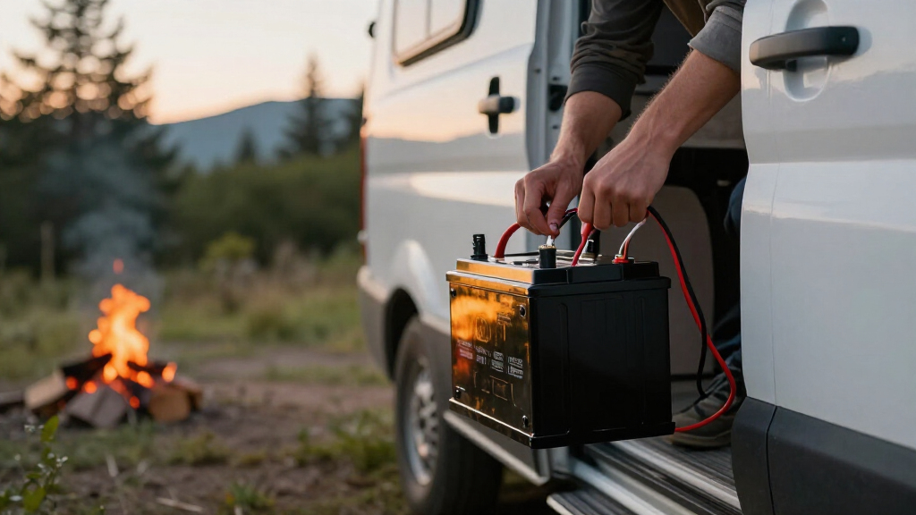 battery for a pop up camper