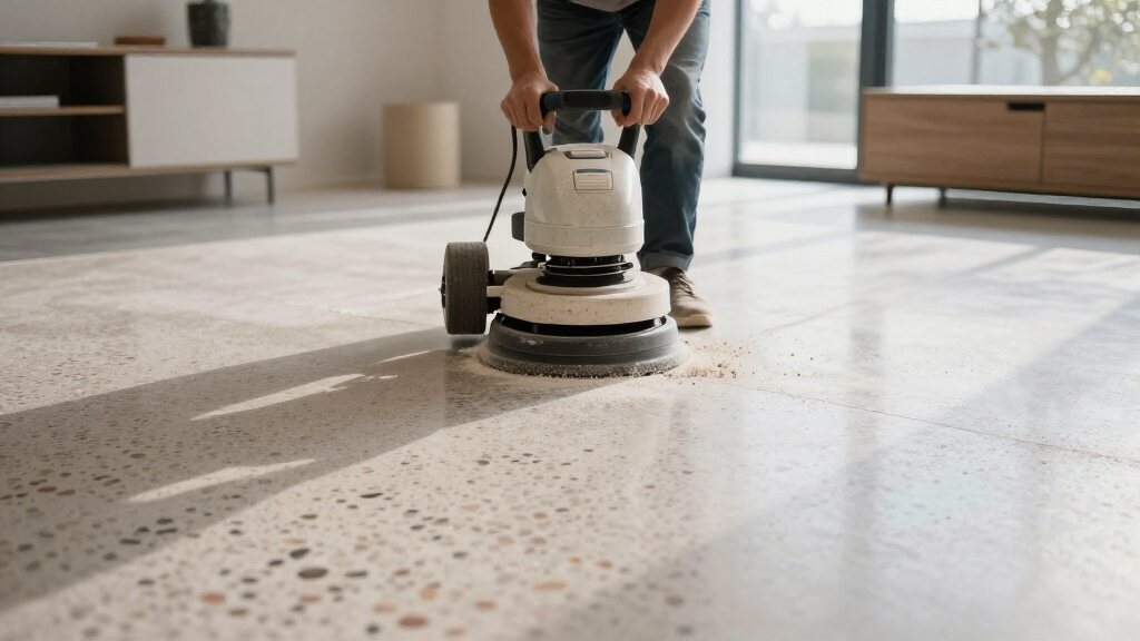 floor polisher machine for terrazzo