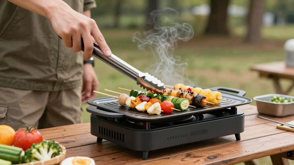portable outdoor grilling tools