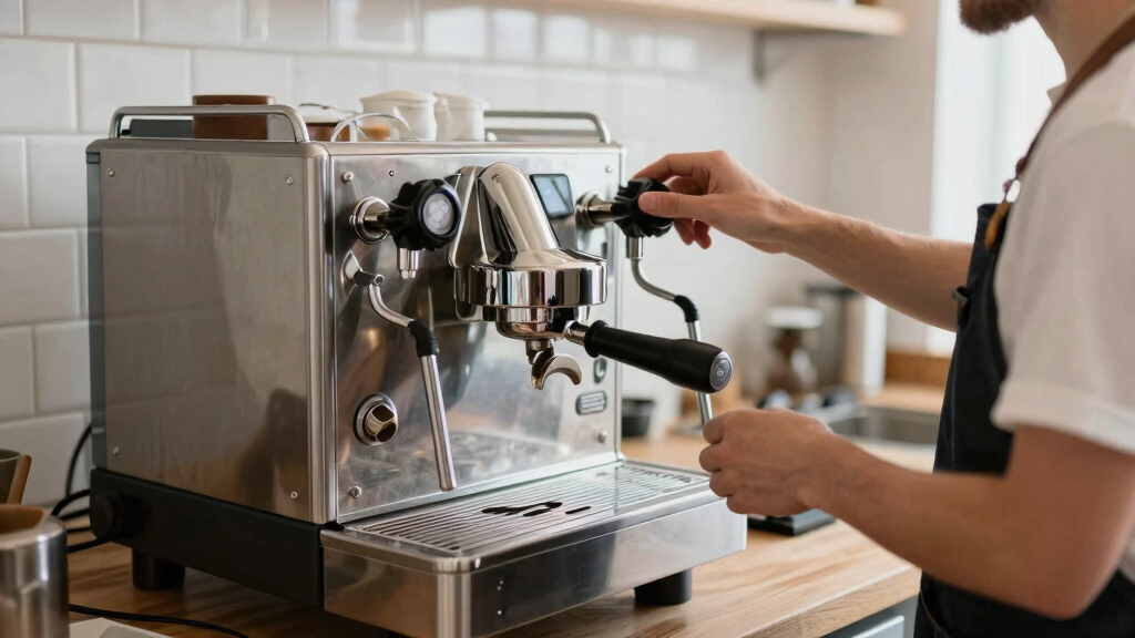 pid espresso machine with rotary pump