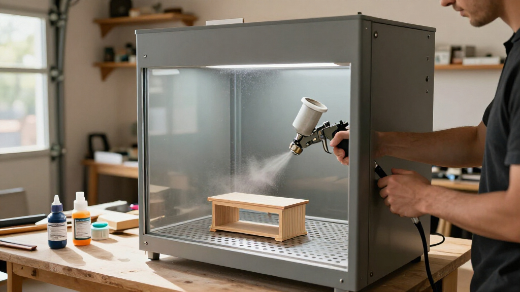 downdraft portable spray booth