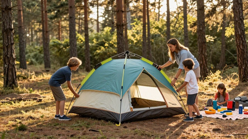 family camping tents
