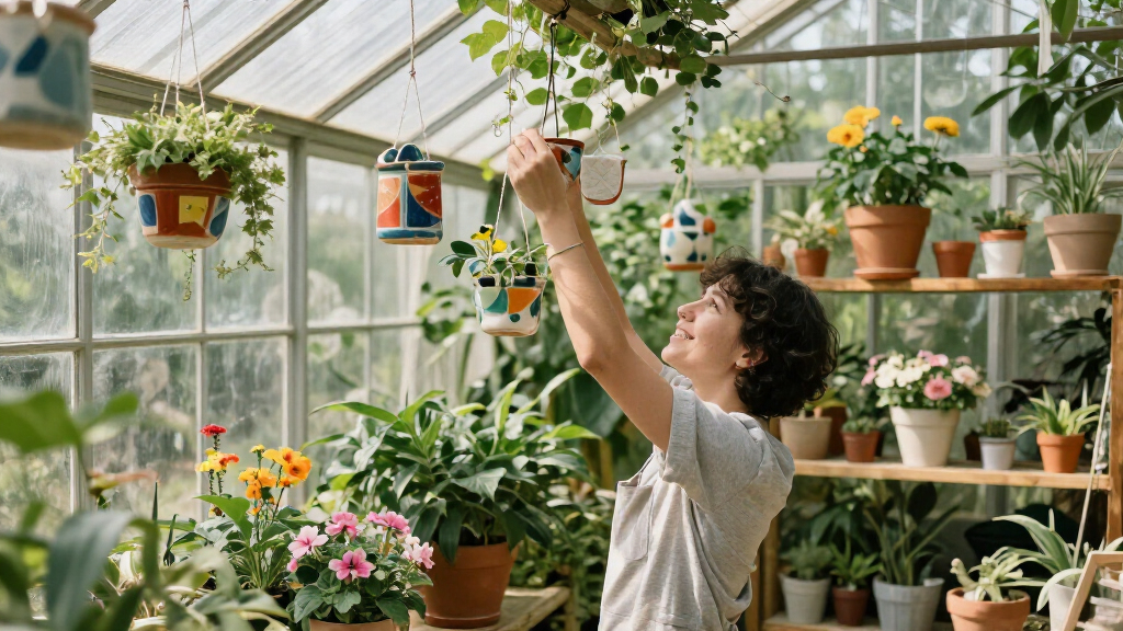 diy greenhouse decorations