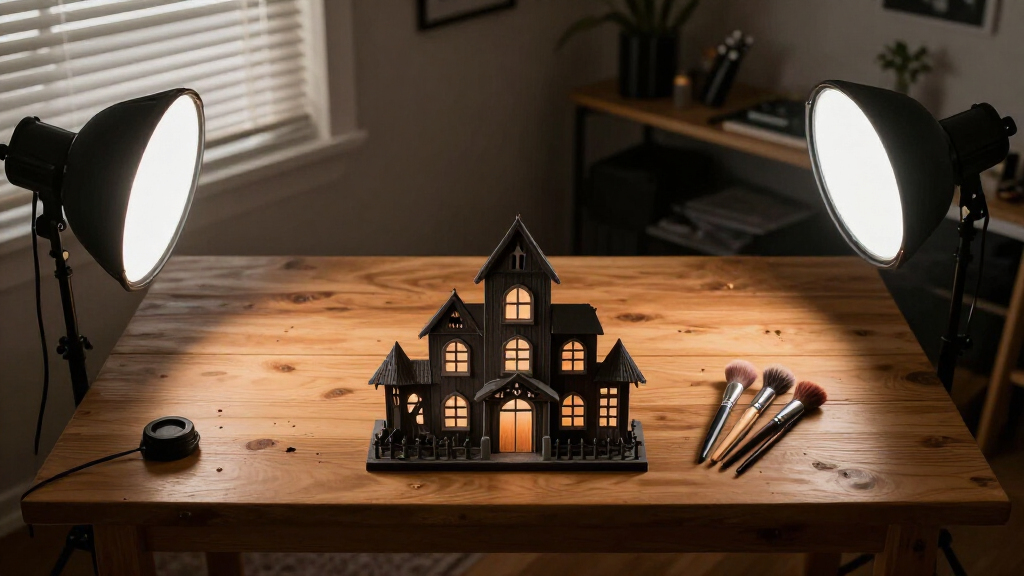 studio lights for horror YouTube videos