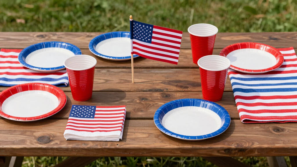 patriotic outdoor party supplies