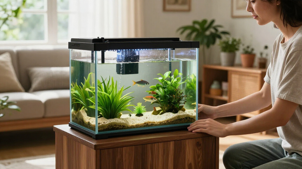 self-cleaning aquariums