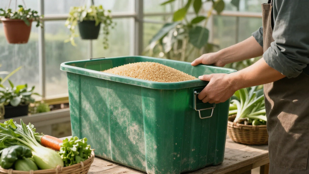 rodent proof storage bins for grain